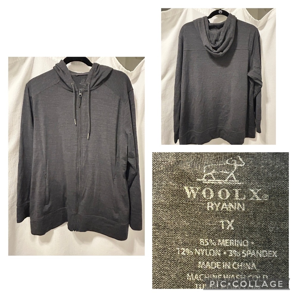 Woolx Ryan Hoodie Pebble Gray